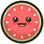 icon aa kawaii watermelon - Christmas for Samsung Galaxy Note 10 1