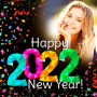 icon Happy New Year Photo Frame 2022 photo editor