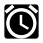 icon Heavy Metal Clock for Huawei MediaPad M3 Lite 10