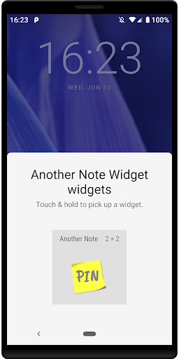 Another note. Note it widget.