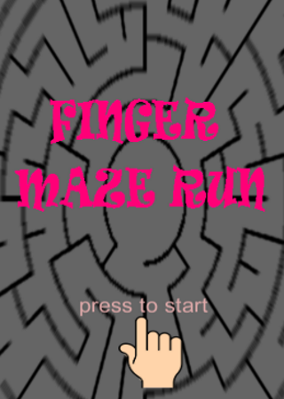 Finger Maze Run