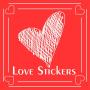 icon Love Stickers - Valentine's Day for intex Aqua A4