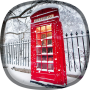 icon Snow in London Live Wallpaper