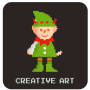 icon Creative Pixel Art for intex Aqua A4