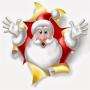 icon Run, Santa Claus, Run for iball Slide Cuboid