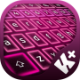 icon Glow Pink Keyboard