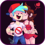 icon bf and gf friday night funkin wallpaper for Samsung Galaxy Note 10 1