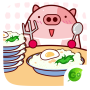 icon GO Keyboard Sticker Mr Pig for Samsung Galaxy J2 DTV