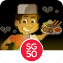 icon Satay Club - Street Food Asia! for oppo F1