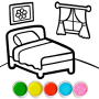 icon Bedroom Coloring