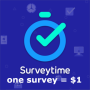 icon SurveyTime : make money from surveys | survey = $1