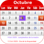 icon España Calendario 2025 for Samsung Galaxy Note 10 1